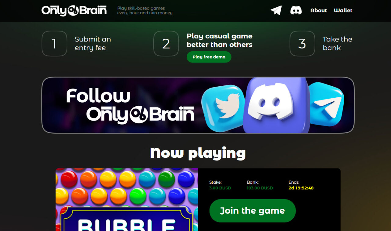 OnlyBrain: Harnessing the Power of Play-to-Earn Gaming Revolution